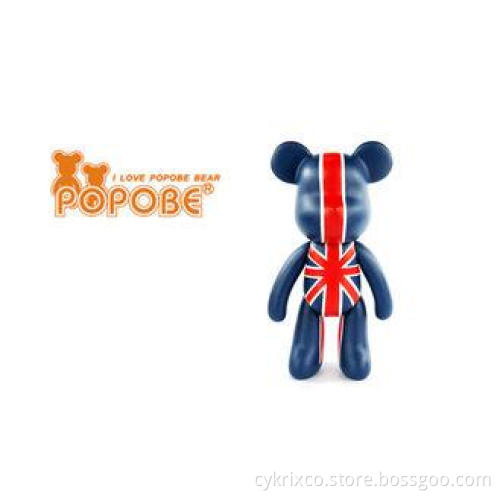 UK Flag POPOBE Plastic Custom Bear Personalized Gifts for O